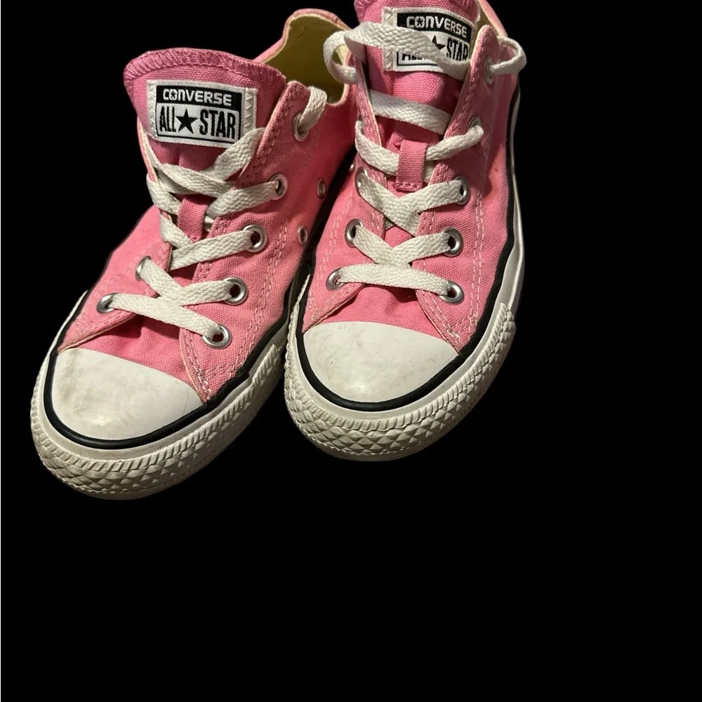 Converse Pink Athletic Shoes - Picture 1 of 5